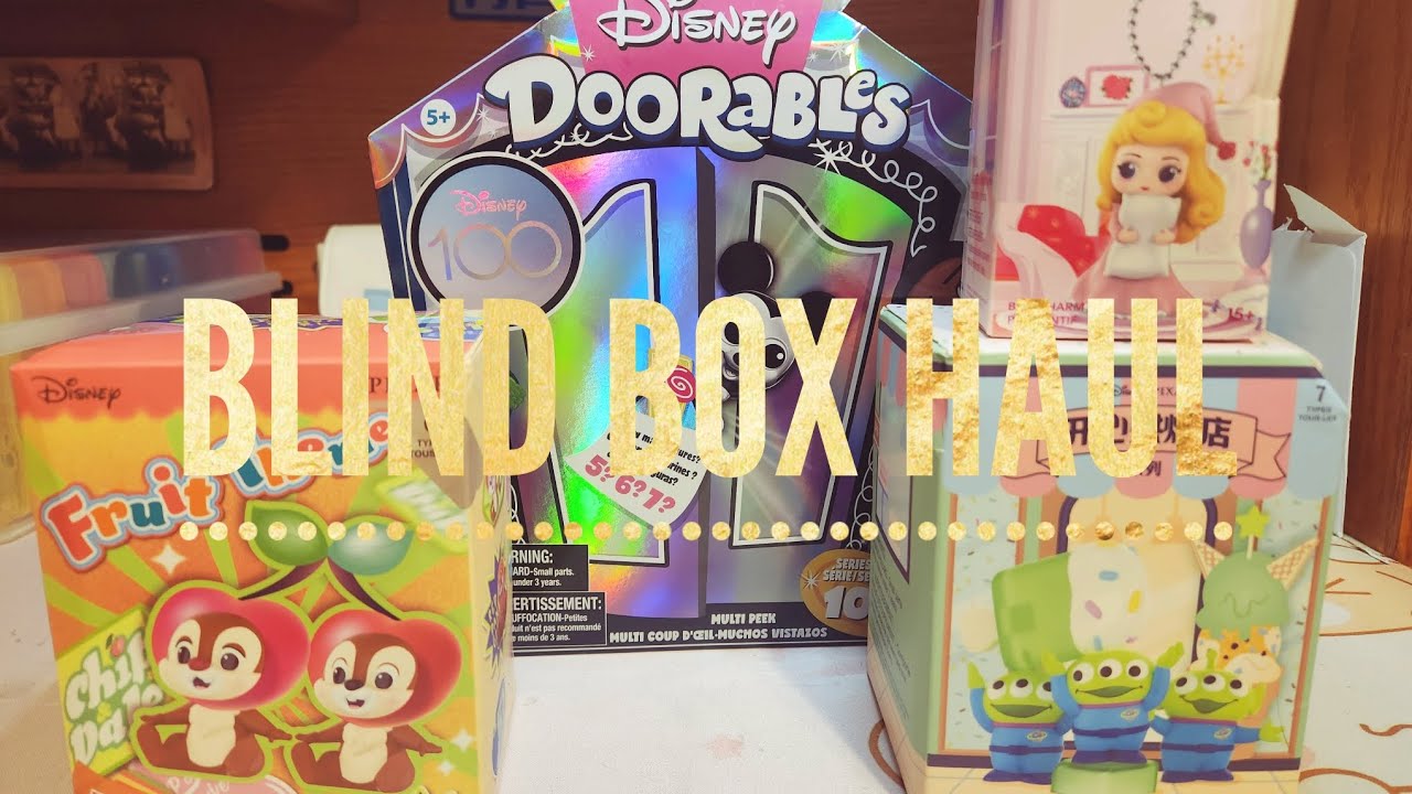 Blind Box Opening Disney Asmr Youtube