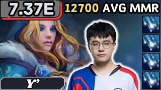 7.37e - Y' CRYSTAL MAIDEN Hard Support Gameplay 31 ASSISTS - Dota 2 Full Match Gameplay