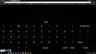 visual js virtual keyboard implementation