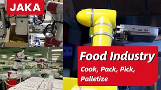 🥪From Cooking, Packing to Palletizing: JAKA Cobots Can Do Far More in Food Industry Than Imagined