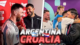 REACCIONANDO ARGENTINA 3-0 CROACIA || ENTREGO PREMIO \