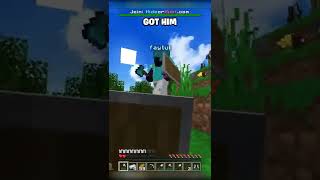 We TEAMED for loot in Hide or Hunt... #shorts #minecraft
