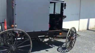 Inside a Typical Amish Buggy