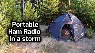 Portable Off Grid QRP OH8STN Ham Radio