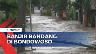 Puluhan Rumah di Kompleks Perumahan di Bondowoso Jawa Timur Terendam Banjir