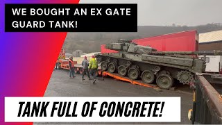 Rescuing a Chieftain Battle Tank Thats Been Left Outside and Filled With Concrete! Can we save it?