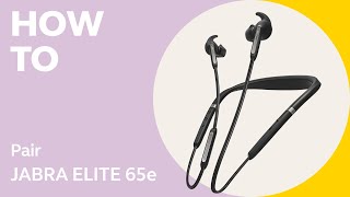 Jabra Elite 65e: How to pair | Jabra Support