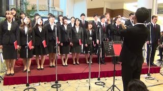 関西学院大学混声合唱団エゴラド 西宮ガーデンズ「みんなのクリスマス音楽祭」での演奏