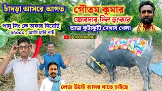 গৌতম কুমার চাঁদড়াতে কাড়া এনে জোরদার হুংকার এবং সকাল হতেই কাড়া হুমচিছে,প্রাইজ লিব লিব করছে।