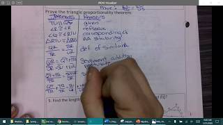 Midsegment, Proportionality, and Centroid Theorem Notes