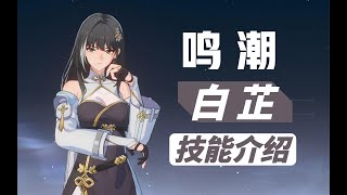 【鸣潮】4星角色，白芷技能介绍