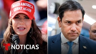 Trump invita a Marco Rubio, Kristi Noem y otros políticos a Mar-a-Lago | Noticias Telemundo