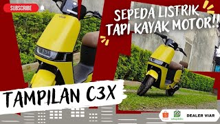 TAMPILAN C3X SEPEDA LISTRIK SEKILAS MIRIP MOTOR !!! |Dealer Viar