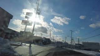 [4倍速][4K][車載]北海道ボールパークFビレッジエスコンフィールド駐車場→ラーメンすみれ札幌里塚店