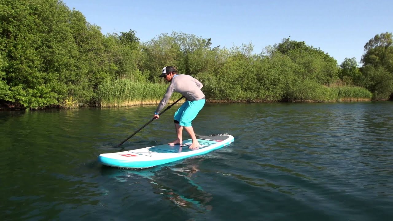 How To Paddle Board: Reverse Paddle Turn - YouTube