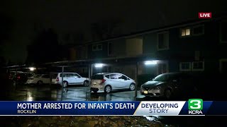 Rocklin police investigate death of infant, arrest mother
