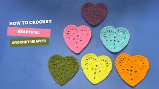 Beautiful Crochet Heart for Beginners | Easy Step-by-Step Tutorial