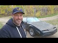 1986 Pontiac Firebird First washDetail  Will it Run with No Keys Knight Rider Kitt Build