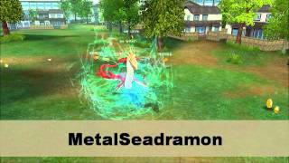 Digimon Masters Online - Betamon - all evolutions and attacks