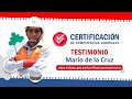 Certificación de Competencias Laborales: Testimonio de Mario de la Cruz