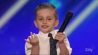 Youngest America's Got Talent Comedian | Nathan Bockstahler | Full Audition & Performances