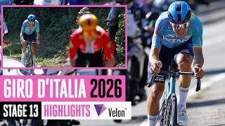 Incredible final attack 🚀 | Giro d'Italia 2026 Stage 13 Highlights