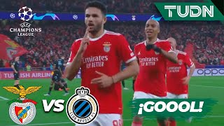 ¡GOLAZO! Ramos está sentenciando | Benfica 2-0 Club Brujas | Champions League 2022/23 - 8vos | TUDN