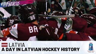 Features | A Day in Latvian Hockey History | 2023 #IIHFWorlds