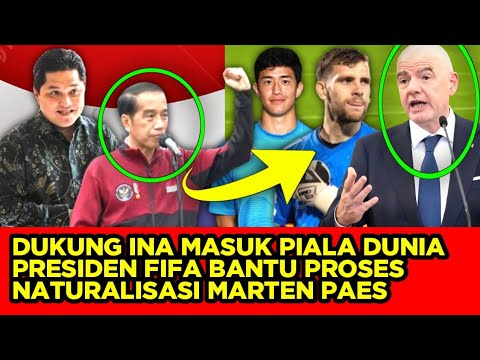 DUKUNG INDONESIA MASUK PIALA DUNIA PRESIDEN FIFA BANTU PROSES ...