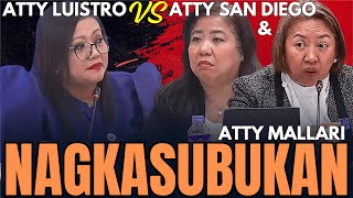 NAGKASUBUKAN / ATTY LUISTRO VS ATTY SAN DIEGO  \u0026  ATTY MALLARI