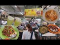 烧腊鸡饭砂煲鸡饭鲜鱼槟城峇都兰樟小贩中心美食午餐 Penang Batu Lanchang Food Court Hawker centre Lunch