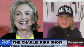 Comedian Roseanne Barr Does HILARIOUS Word Association With Charlie Kirk!! Zelensky, Obama, Pelosi..
