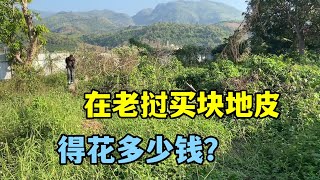 在老撾縣城買塊地皮要多少錢？參觀朋友的資產，一進去全被偷了？