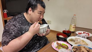 【錣山部屋#2】土俵崩し / 納豆巾着・キムチ鍋 // Sumo Wrestling , Shikoroyamabeya