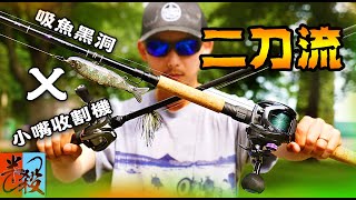 路亞硬餌【雙節魚】岸釣實戰！短時間收割1km河岸！？（glide bait + free rig）#半殺 #路亞 #釣魚