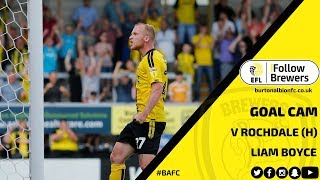 GOAL CAM | Burton Albion 1-2 Rochdale [Liam Boyce]