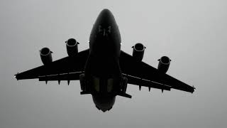 2021.06.06 美國空軍C-17戰略戰術運輸機 - 松山機場 (飛機巷)