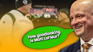 New Broncos Head Coach Nathaniel Hackett has a challenge for Matt LaFleur 🤣☠️ #shorts