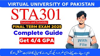 STA301 Final Exams preparation 2025 | STA301 Final Paper 2025  | The Merciful Academy