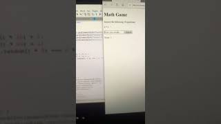 How to make a math game using only multiplication & division in JavaScript #maths #mathematics #free