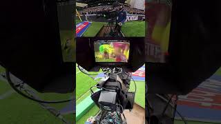 Camera operator POV - Norwich player down! #broadcast #football #cameraoperator #pov
