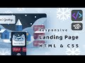 Responsive Winter Village Landing Page // Speedrun // HTML & CSS Project