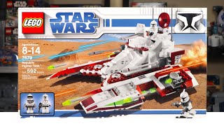LEGO Star Wars 7679 REPUBLIC FIGHTER TANK Review! (2008)