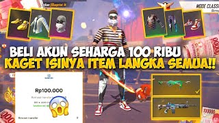 KAGET BANGET BELI AKUN 100RB ISINYA BANYAK ITEM LANGKAH😱 BONGKAR VAULT ADA JENGGOT \u0026 CELANA BNL...