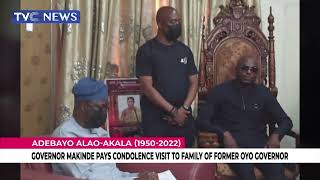 Governor Makinde Pays Condolence Visit To Family Of Former Oyo Governor