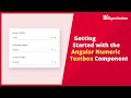 Getting Started with the Angular Numeric Textbox Component