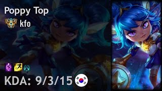 Poppy Top vs Maokai - kfo - KR Challenger Patch 6.24