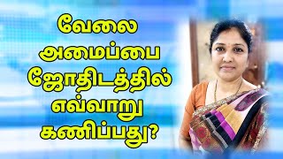 KP astrology in Tamil | வேலை அமைப்பை ஜோதிடத்தில் எவ்வாறு கணிப்பது | கேபி ஜோதிடம்