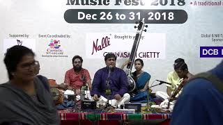 Carnatic Vocal Tiruvarur Girish | Paddhathi Music Fest 2018 | Carnatica \u0026 PS Swami Sabha