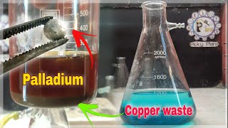 Palladium Recovery From Copper Waste Solution Stockpot Processing For Palladium